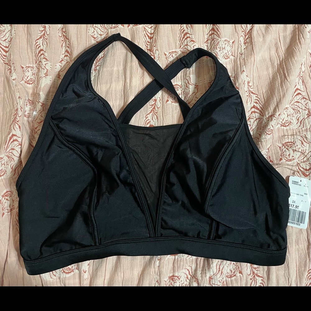 forever 21 mesh racer back bikini top.